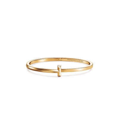 TIFFANY T1 NARROW HINGED BANGLE IN YELLOW GOLD 67794257